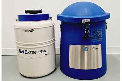 MVE CryoShipper 8.5升容器，帶ShipsLog 3溫度，帶數(shù)據(jù)記錄器